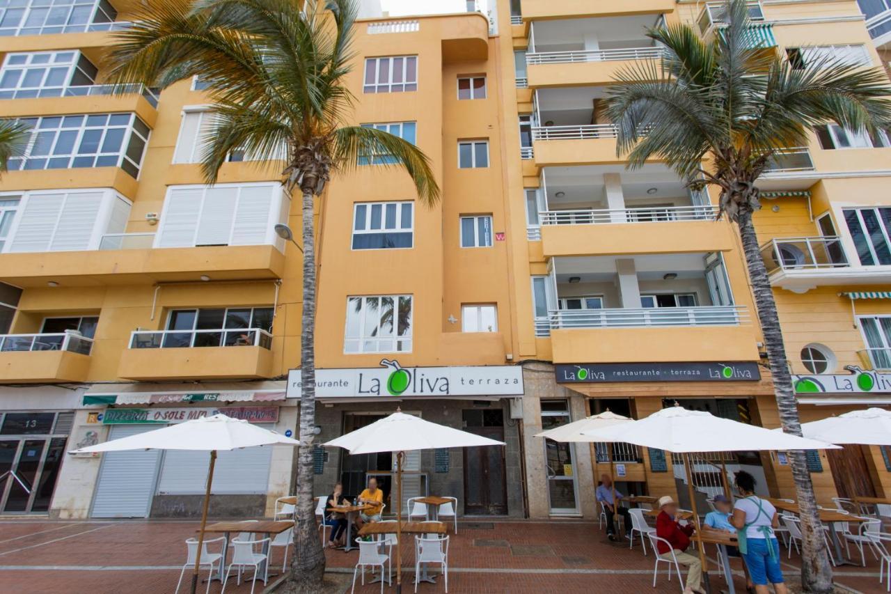 Mariposa Blanca, Apartamento En 1ª Linea De Playa Las Palmas Exterior photo